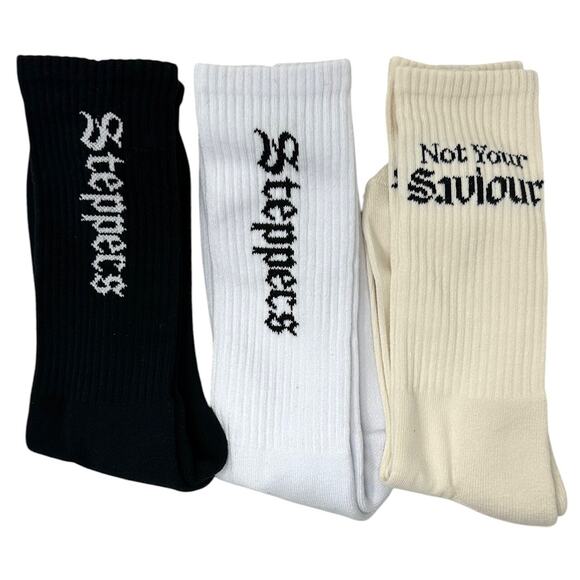 Kendrick Lamar Oklama 3 Pack Crew Socks The Big Steppers 2022 Tour - Picture 1 of 5